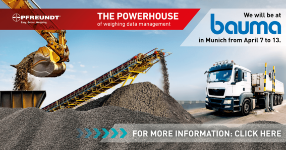 The Powerhouse - of weighing data management | We will be at bauma in Munich from 7 - 13 April